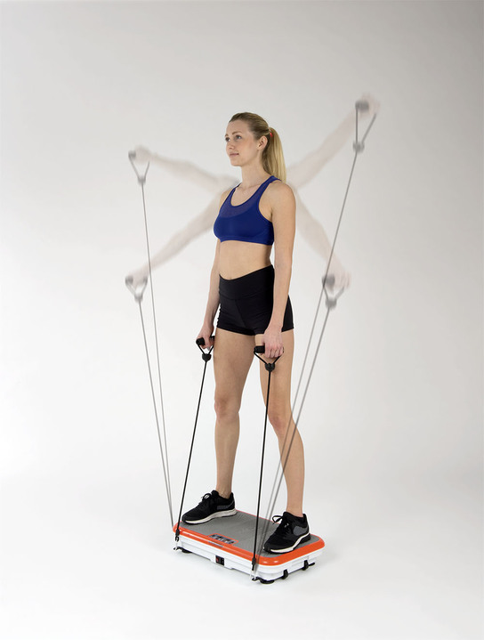 Fitness - Vibroshaper-Vibrationsplatte, in Farbe