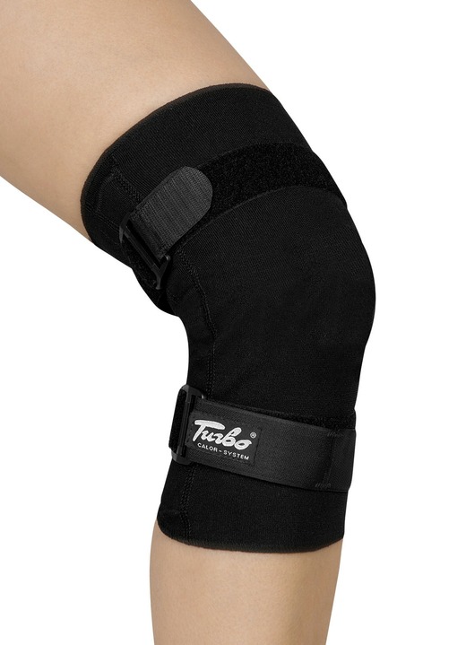 Bandagen - TURBO® Med-Kniebandage, in Größe L (37–40 cm) bis XL (41–44 cm), in Farbe SCHWARZ Ansicht 1