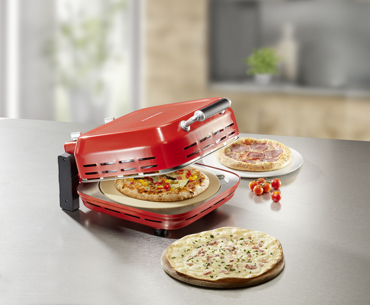 Küchengeräte - GOURMETmaxx Pizza-Maker, in Farbe ROT