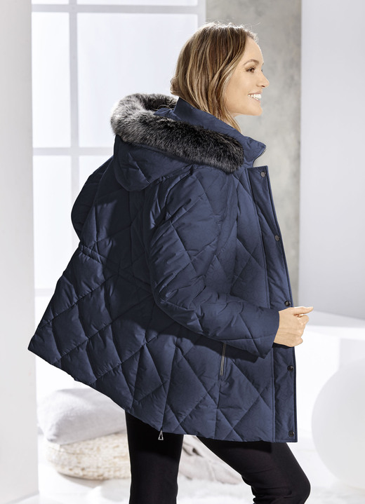 Jacken & Mäntel - Jacke mit Reißverschluss an den Seitenschlitzen, in Größe 036 bis 054, in Farbe NAVY Ansicht 1