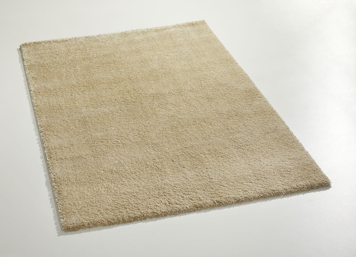 Modern - Handgetuftete Brücken und Teppiche mit dichtem Flor, in Größe 111 (Brücke, 60x110 cm) bis 288 (Teppich, 240x340 cm), in Farbe BEIGE Ansicht 1