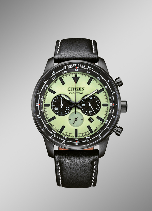 Funkuhren/Solaruhren - Citizen Solar-Chronograph, in Farbe  Ansicht 1