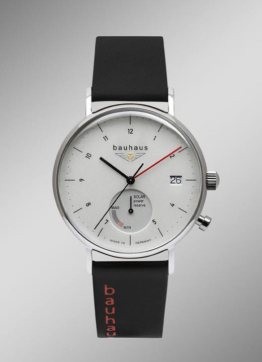 Funkuhren/Solaruhren - Bauhaus Solar-Herrenuhr , in Farbe  Ansicht 1